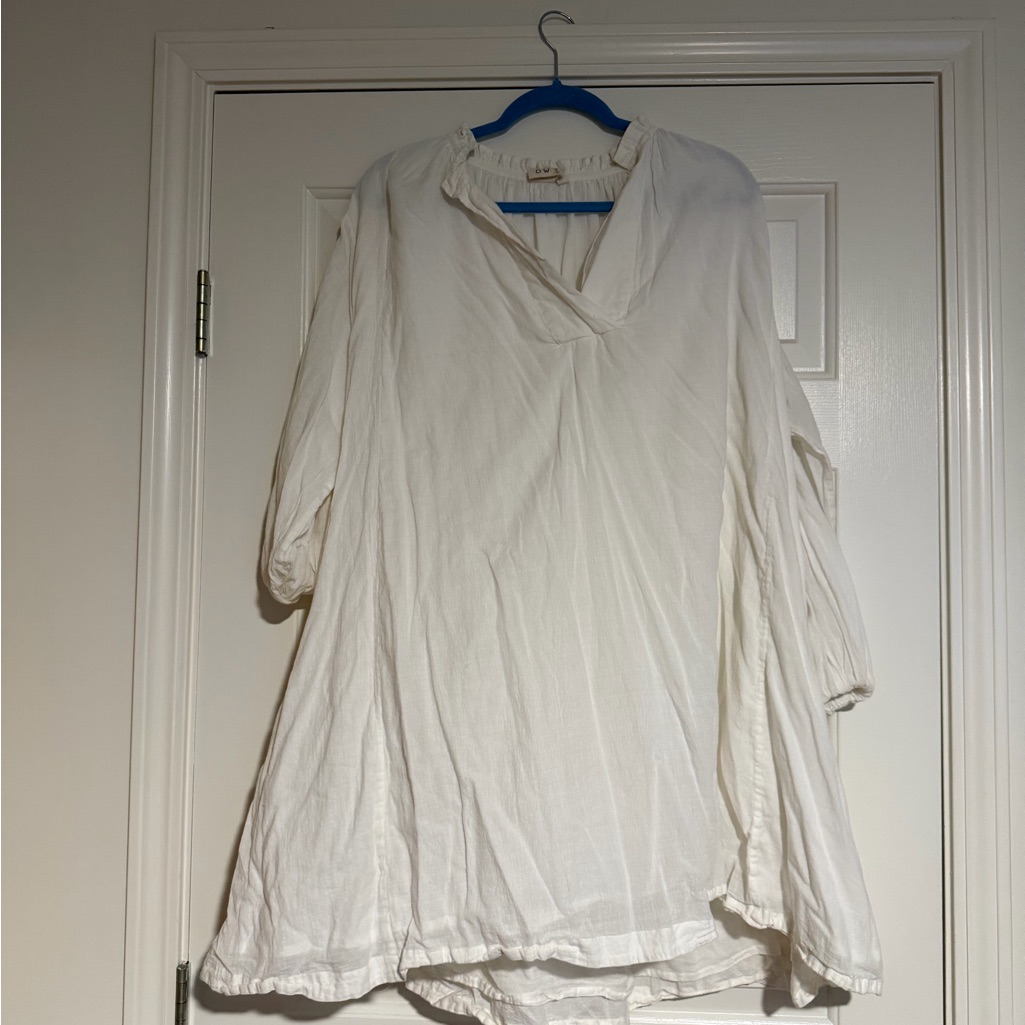 World Of Crow Lightweight White Tunic Dress — image 5 of 7